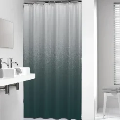 Sealskin douchegordijn blend 180x200cm groen /wit