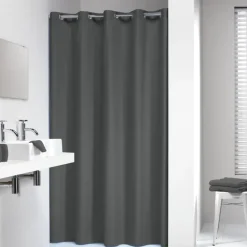 Sealskin douchegordijn Coloris grijs 180 x 200 cm
