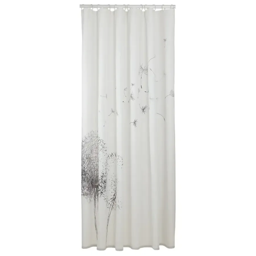 Sealskin douchegordijn flow 180x200cm zwart/wit