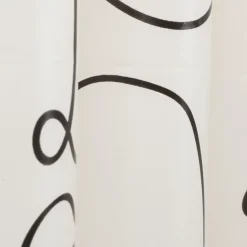 Sealskin douchegordijn mind 180x200cm zwart/wit