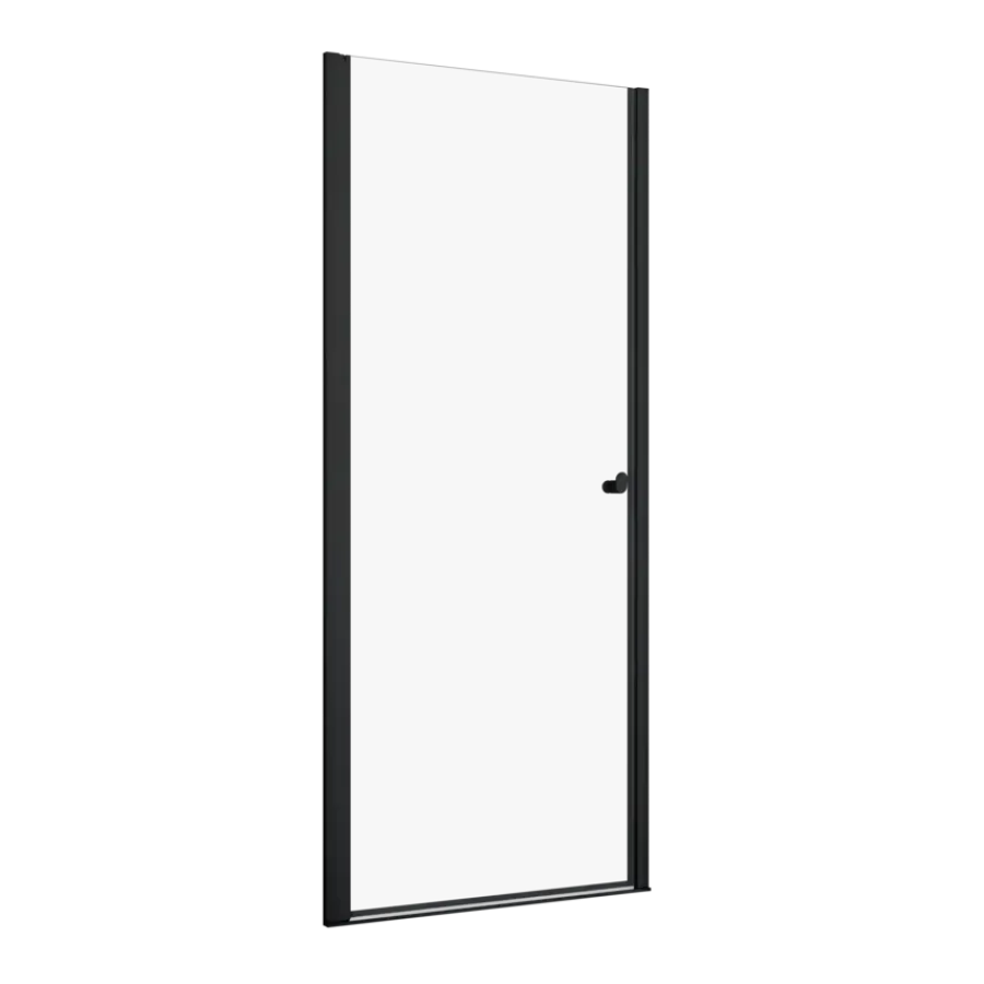 Sealskin draaideur in nis Hooked zwart 90 x 200 cm