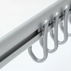 Sealskin Easy Roll douchegordijnstang mat aluminium 90x90 cm incl. haken en plafondsteun