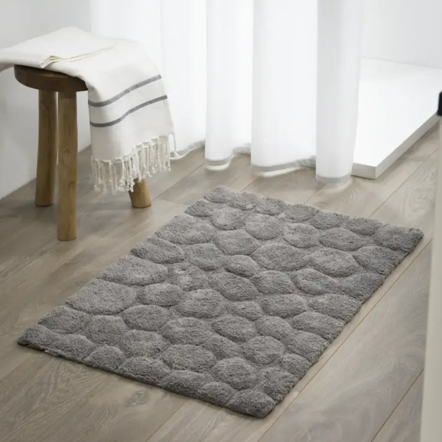 Sealskin Pebbles badmat grijs 60 x 90 cm