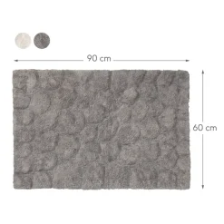 Sealskin Pebbles badmat grijs 60 x 90 cm