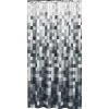 Sealskin Pixel douchegordijn zwart 180 x 200 cm