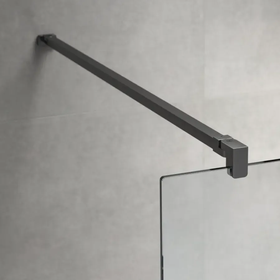 Sealskin Pure Zijwand Voor Combinatie Met Draaideur 100X200 Cm gunmetal grijs