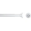 Sealskin Seallux telescopische douchestang wit 125-220 cm Ø28mm