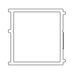 Sealskin Seev Verbredingsprofiel 2,25 cm x 195 cm Zilver Hoogglans
