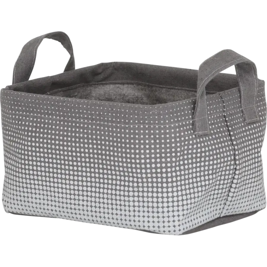 Sealskin Speckles mandje textiel grijs