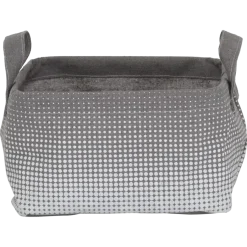 Sealskin Speckles mandje textiel grijs