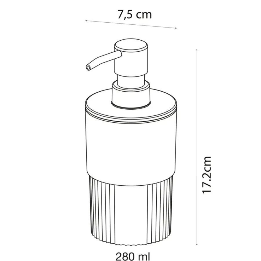 Sealskin Zeepdispenser Brave donker groen 380 ml vrijstaand