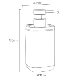 Sealskin Zeepdispenser Mind donker groen 200 ml vrijstaand