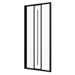 Sealskin zijwand schuifdeur voor douchecabine Hooked mat zwart 90 x 200 cm