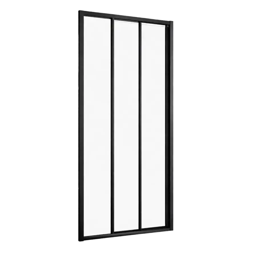 Sealskin zijwand schuifdeur voor douchecabine Hooked mat zwart 90 x 200 cm