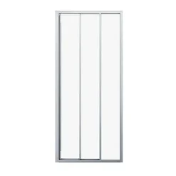 Sealskin zijwand voor schuifdeur Hooked chroom 90 x 200 cm
