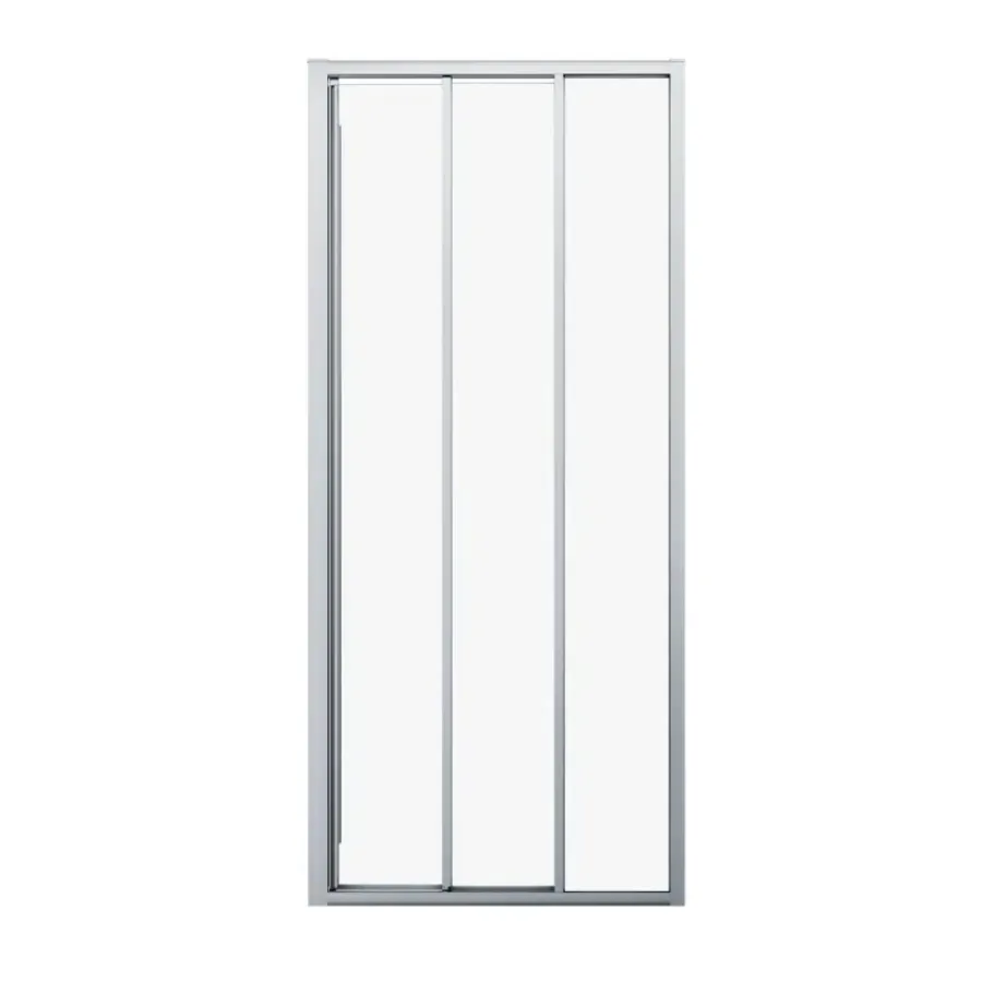 Sealskin zijwand voor schuifdeur Hooked chroom 90 x 200 cm