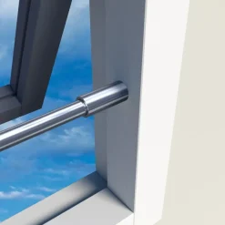 Secu Bar barrièrestang Twist Combi RVS SKG 2-sterren 91 cm