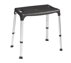 Secu care douchekruk Quattro rechthoek verstelbaar hoogte 39-54 cm zwart