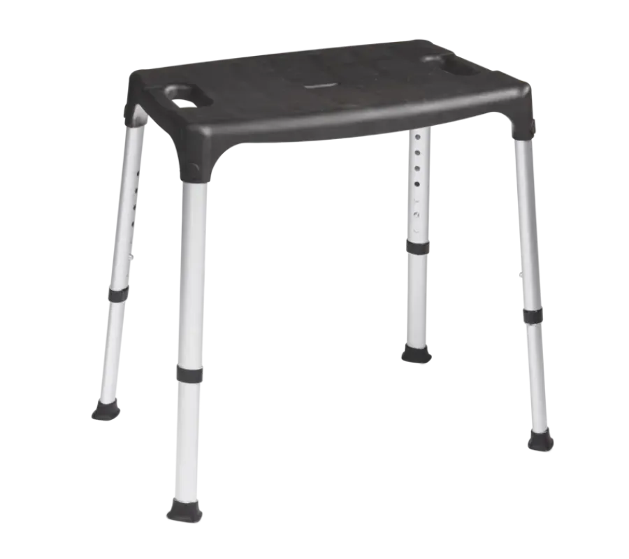 Secu care douchekruk Quattro rechthoek verstelbaar hoogte 39-54 cm zwart