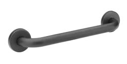 Secu care wandbeugel 30 cm diameter 25 mm RVS zwart