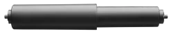 Secu care wc-rolhouder tbv wc-beugel premium opklapbaar zwart