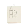Geen Servet beige 4 stuks - l40xb40cm