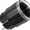 Shelly Plug S Gen3 slimme stekker & energiemeter WiFi Matter Bluetooth zwart