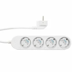 Shelly Power Strip 4 Gen4 slimme stekkerdoos & energiemeter WiFi Zigbee Matter wit (4-kanalen)