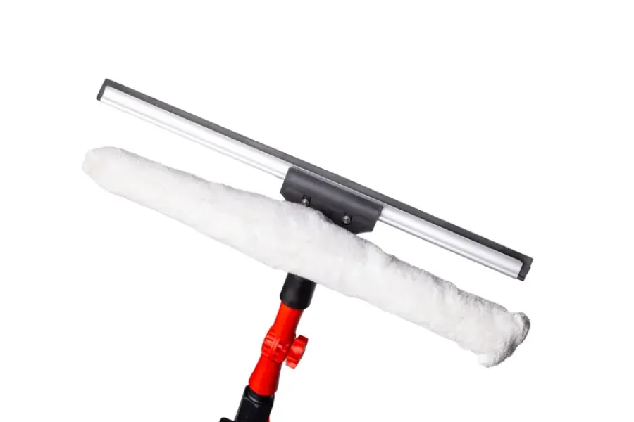 Geen Shine raamwisser en microvezeldoek opzetstuk 2-in-1