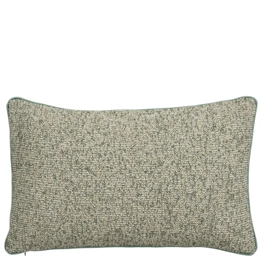 Geen Sierkussen bouclé groen - l45xb45xh10cm