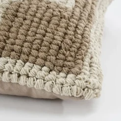 Geen Sierkussen graphic beige - l45xb45xh10cm