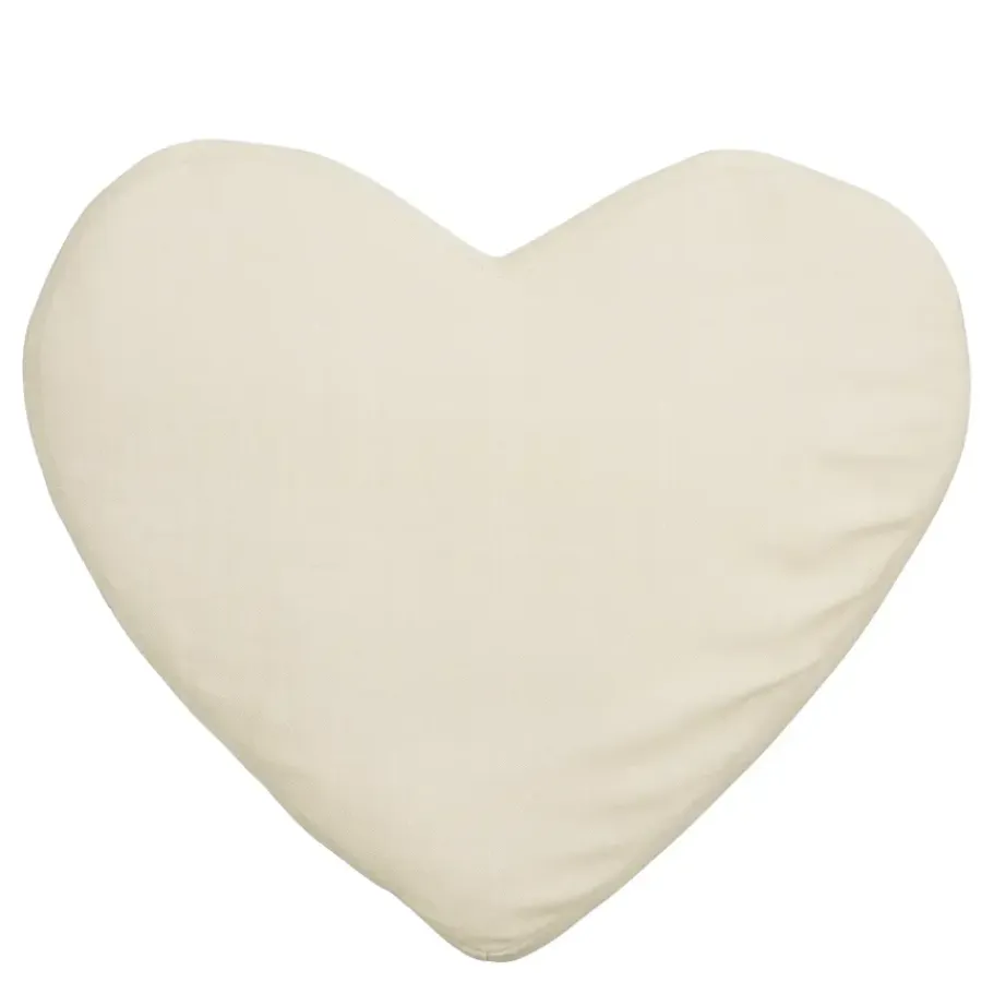 Geen Sierkussen hart grijs - l50xb45xh8cm