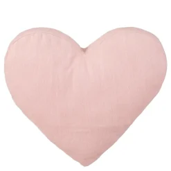 Geen Sierkussen hart licht roze - l50xb45xh8cm