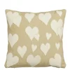 Geen Sierkussen hart off white - l45xb45xh10cm
