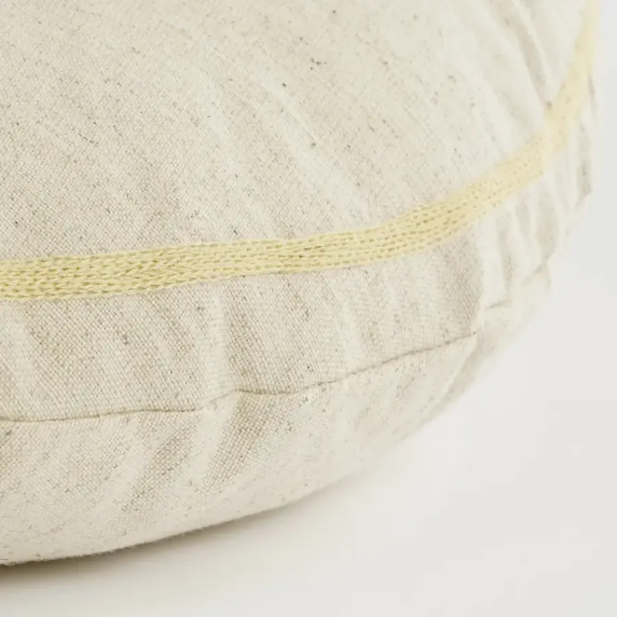 Geen Sierkussen rond lila - h10xd45cm