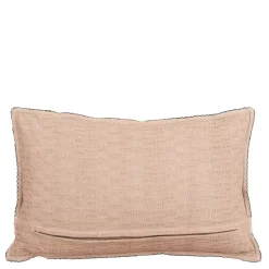 Geen Sierkussen ruit licht roze - l55xb35xh10cm