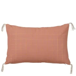 Geen Sierkussen ruit roze - l55xb35xh10cm