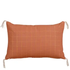 Geen Sierkussen ruit terra - l55xb35xh10cm
