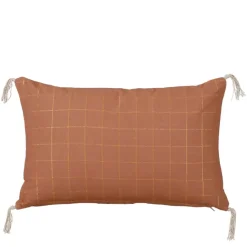 Geen Sierkussen ruit terra - l55xb35xh10cm