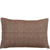 Geen Sierkussen stip donker bruin - l55xb35xh10cm