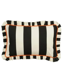 Geen Sierkussen streep zwart - l63xb43xh10cm