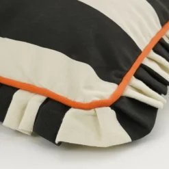 Geen Sierkussen streep zwart - l63xb43xh10cm