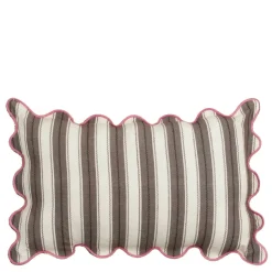 Geen Sierkussen strepen bruin - l55xb35xh10cm