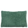 Geen Sierkussen tufted groen - l55xb35xh10cm