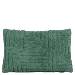 Geen Sierkussen tufted groen - l55xb35xh10cm