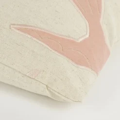 Geen Sierkussen vogel licht roze - l55xb35xh10cm
