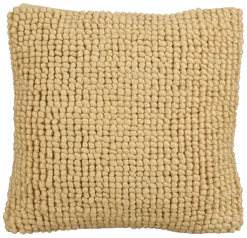 Geen Sierkussen wol licht bruin - l45xb45xh10cm