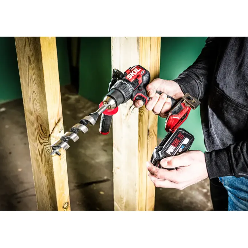 Skil 20V accuboormachine brushless (120Nm)3080HC Incl. 2 accu's 2Ah + lader en koffer