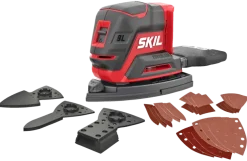 SKIL 20V multischuurmachine 3720CB compact brushless incl. 24 schuurbladen en 3 schuurhulpstukken (zonder accu)