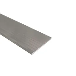 Geen Slijtstrip aluminium zilver 50x3x1000 mm